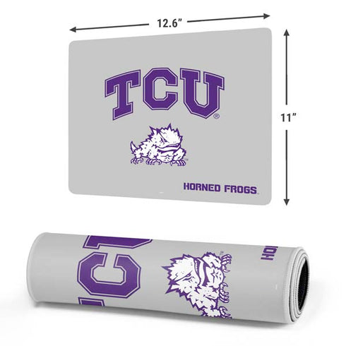 Texas Christian University Horned Frogs Logo Print Gaming Mouse Pad