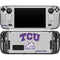 Texas Christian University Horned Frogs Logo Print Steam Deck Handheld Gaming Computer OLED Skin