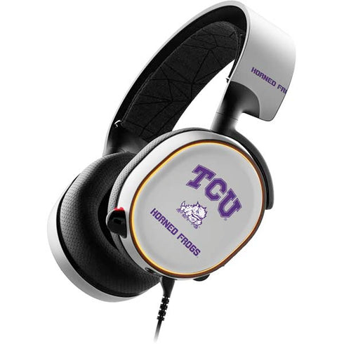 Texas Christian University Horned Frogs Logo Print SteelSeries Arctis 5 Skin