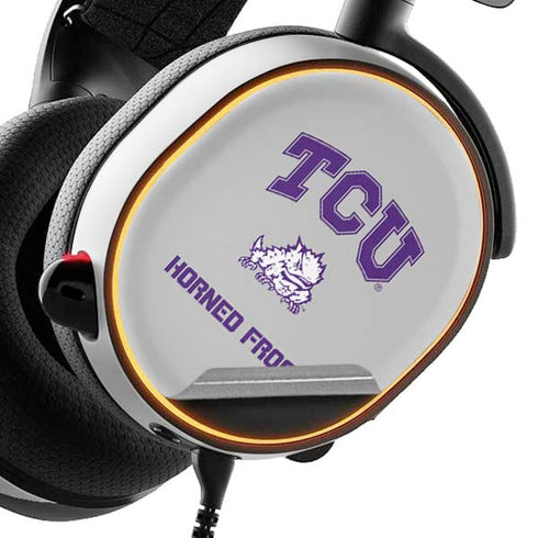 Texas Christian University Horned Frogs Logo Print SteelSeries Arctis 5 Skin