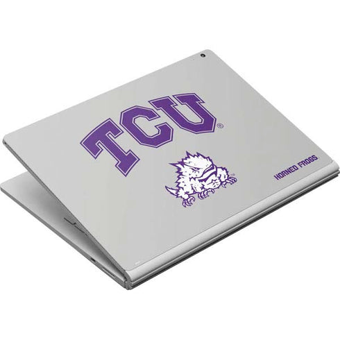 Texas Christian University Horned Frogs Logo Print Surface Book Skin