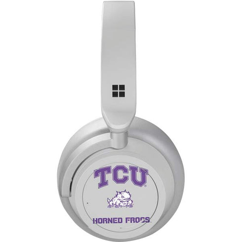 Texas Christian University Horned Frogs Logo Print Surface Headphones Skin
