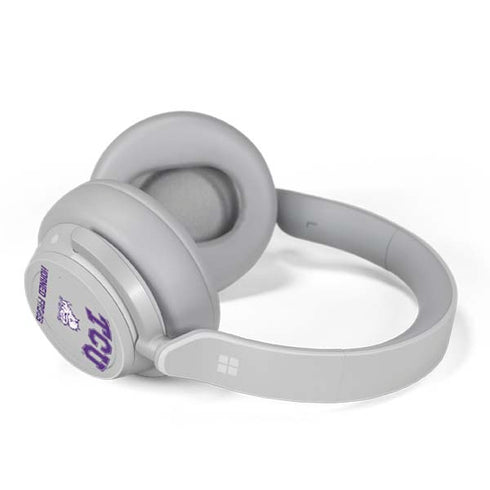 Texas Christian University Horned Frogs Logo Print Surface Headphones Skin