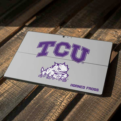 Texas Christian University Horned Frogs Logo Print Surface Pro 6 Skin