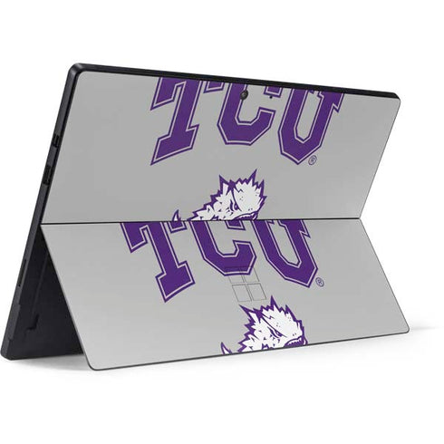 Texas Christian University Horned Frogs Logo Print Surface Pro 7 Skin