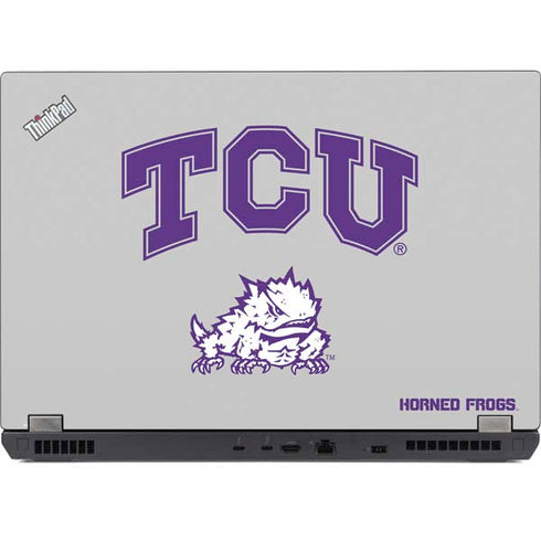 Texas Christian University Horned Frogs Logo Print Lenovo ThinkPad Skin