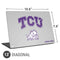 Texas Christian University Horned Frogs Logo Print Universal Laptop 13in (10.6 x 7.6in) Skin