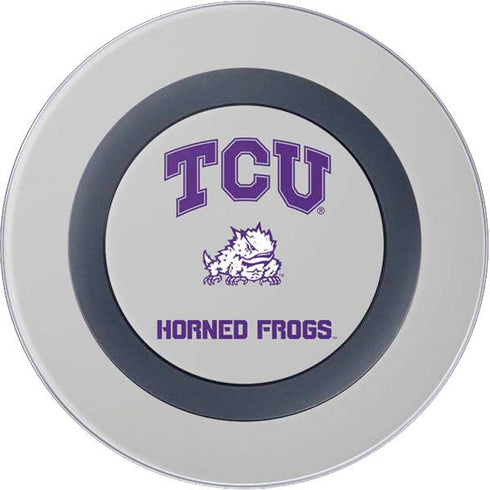 Texas Christian University Horned Frogs Logo Print Wireless Charger Skin