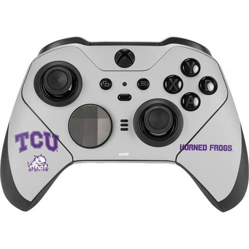 Texas Christian University Horned Frogs Logo Print Xbox Elite Wireless Controller Series 2 Skin