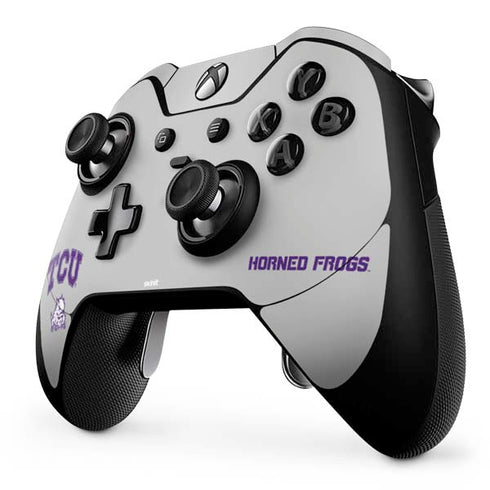 Texas Christian University Horned Frogs Logo Print Xbox One Elite Controller Skin