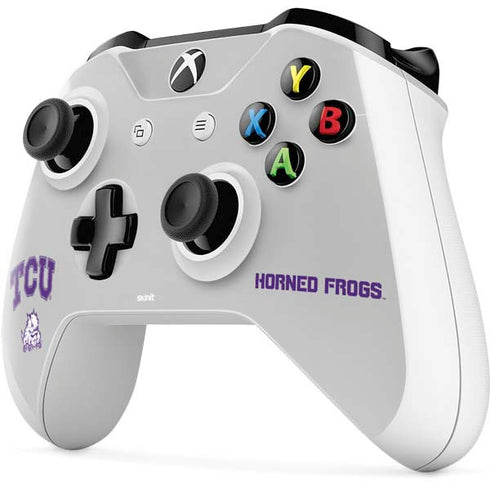 Texas Christian University Horned Frogs Logo Print Xbox One S All-Digital Edition Bundle Skin