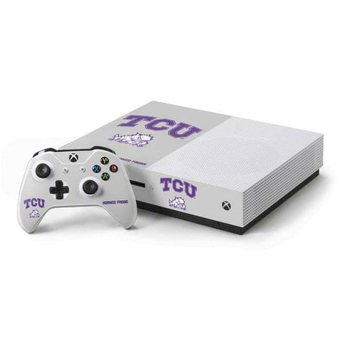 Texas Christian University Horned Frogs Logo Print Xbox One Skins