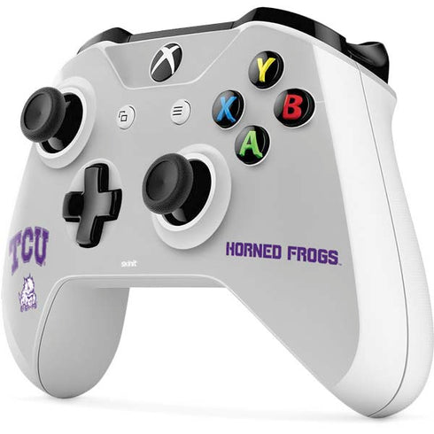 Texas Christian University Horned Frogs Logo Print Xbox One S Controller Skin