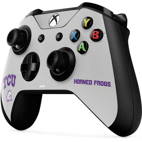 Texas Christian University Horned Frogs Logo Print Xbox One X Controller Skin