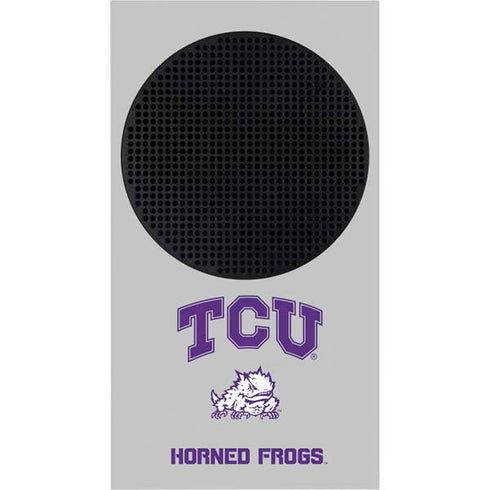 Texas Christian University Horned Frogs Logo Print Xbox Series S Console Skin