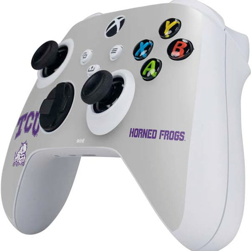 Texas Christian University Horned Frogs Logo Print Xbox Series S Controller Skin