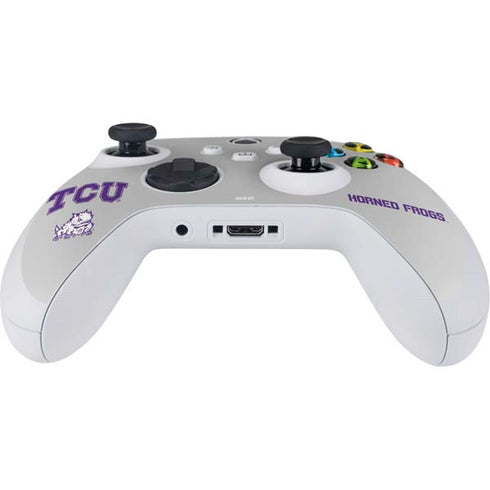 Texas Christian University Horned Frogs Logo Print Xbox Series S Controller Skin