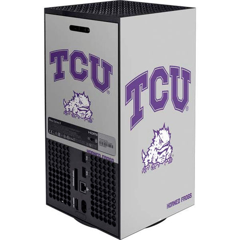 Texas Christian University Horned Frogs Logo Print Xbox Series X Bundle Skin