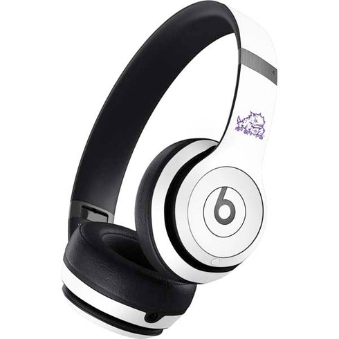 Texas Christian University Horned Frogs TCU Beats Solo 4 Wireless Headphones Skin