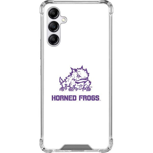 Texas Christian University Horned Frogs TCU Galaxy A14 5G Clear Case