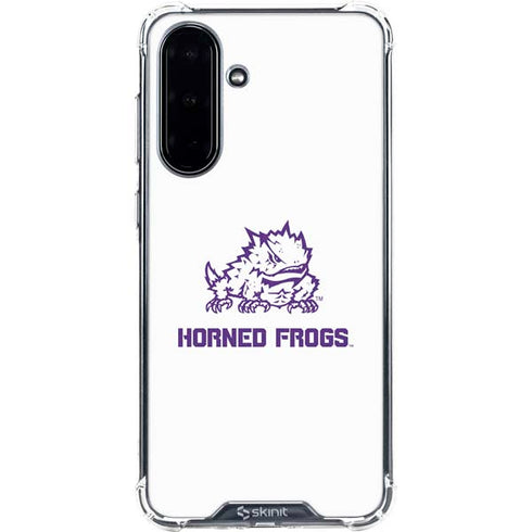 Texas Christian University Horned Frogs TCU Galaxy A36 5G Clear Case