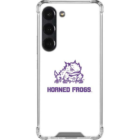 Texas Christian University Horned Frogs TCU Galaxy S23 Clear Case