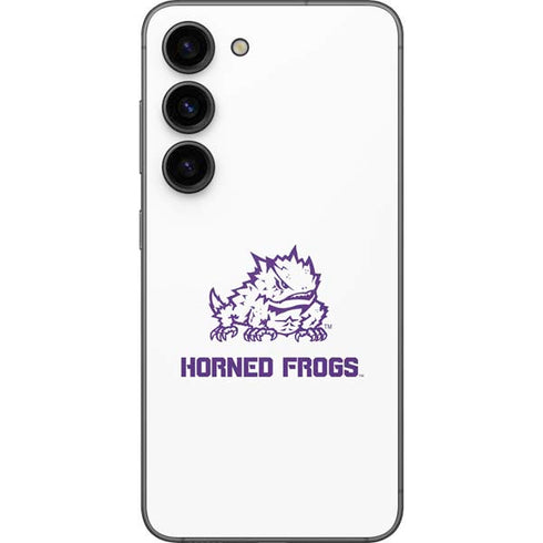 Texas Christian University Horned Frogs TCU Galaxy S23 Skin