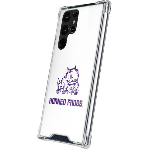Texas Christian University Horned Frogs TCU Galaxy S23 Ultra Clear Case