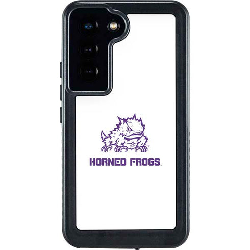 Texas Christian University Horned Frogs TCU Galaxy S23 Waterproof Case