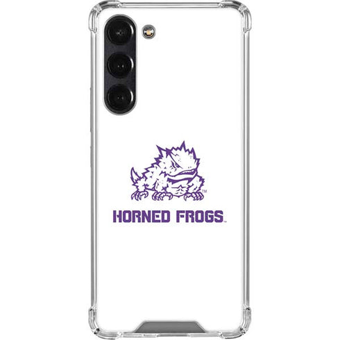 Texas Christian University Horned Frogs TCU Galaxy S24 FE Clear Case
