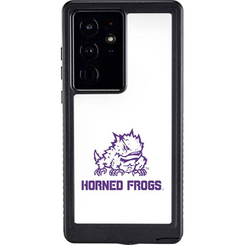 Texas Christian University Horned Frogs TCU Galaxy S24 Ultra Waterproof Case