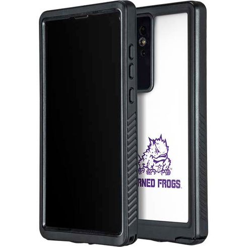 Texas Christian University Horned Frogs TCU Galaxy S24 Ultra Waterproof Case