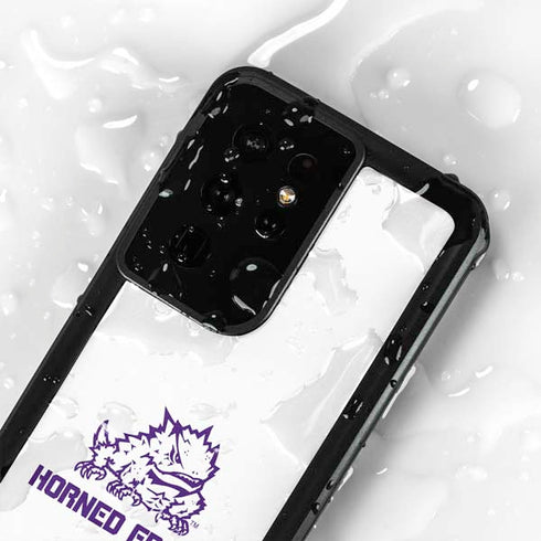 Texas Christian University Horned Frogs TCU Galaxy S24 Ultra Waterproof Case