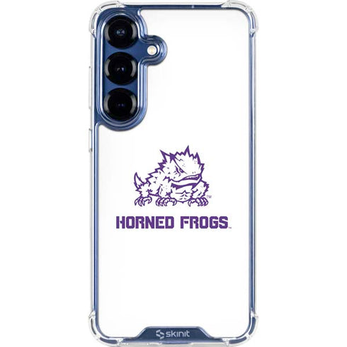 Texas Christian University Horned Frogs TCU Galaxy S25 Clear Case