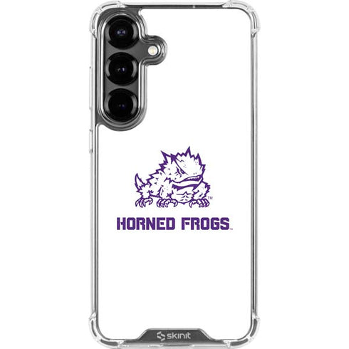 Texas Christian University Horned Frogs TCU Galaxy S26 Clear Case