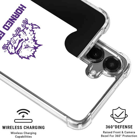 Texas Christian University Horned Frogs TCU Galaxy S26 Plus Clear Case