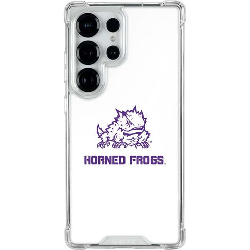 Texas Christian University Horned Frogs TCU Galaxy S26 Ultra Clear Case