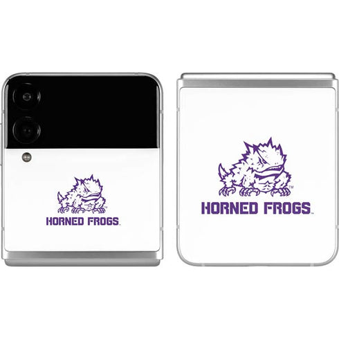 Texas Christian University Horned Frogs TCU Galaxy Z Flip4 5G Skin