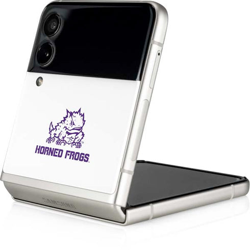 Texas Christian University Horned Frogs TCU Galaxy Z Flip4 5G Skin