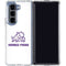 Texas Christian University Horned Frogs TCU Galaxy Z Fold5 5G Clear Case
