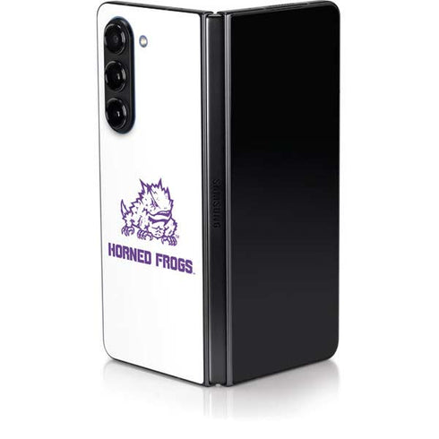 Texas Christian University Horned Frogs TCU Galaxy Z Fold5 5G Skin