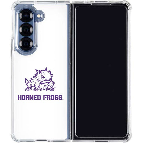 Texas Christian University Horned Frogs TCU Galaxy Z Fold7 Clear Case