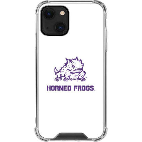 Texas Christian University Horned Frogs TCU iPhone 14 Plus Clear Case