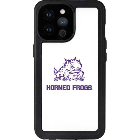Texas Christian University Horned Frogs TCU iPhone 14 Pro Max Waterproof Case