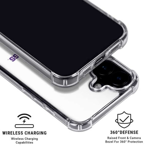 Texas Christian University Horned Frogs TCU iPhone 16 Plus Clear Case