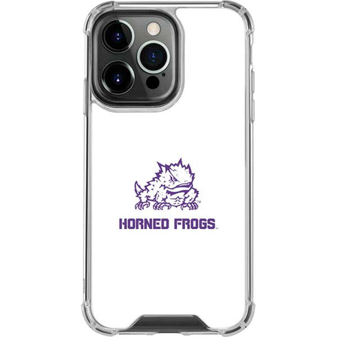 Texas Christian University Horned Frogs TCU iPhone 16 Pro Clear Case