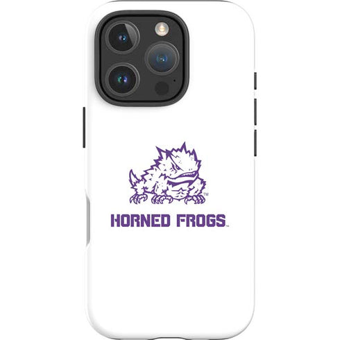 Texas Christian University Horned Frogs TCU iPhone 16 Pro Impact Case