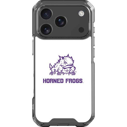 Texas Christian University Horned Frogs TCU iPhone 17 Pro Clear Case