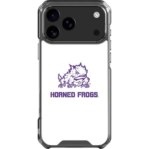 Texas Christian University Horned Frogs TCU iPhone 17 Pro Max Clear Case