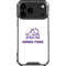 Texas Christian University Horned Frogs TCU iPhone 17 Pro Max Clear Case